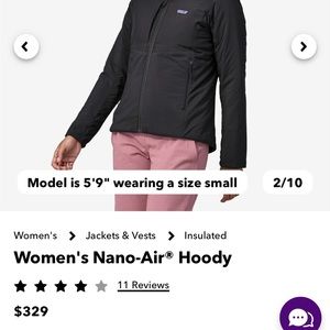 Patagonia Nano-Air Hoody branded Woodford Reserve Size Small Women’s